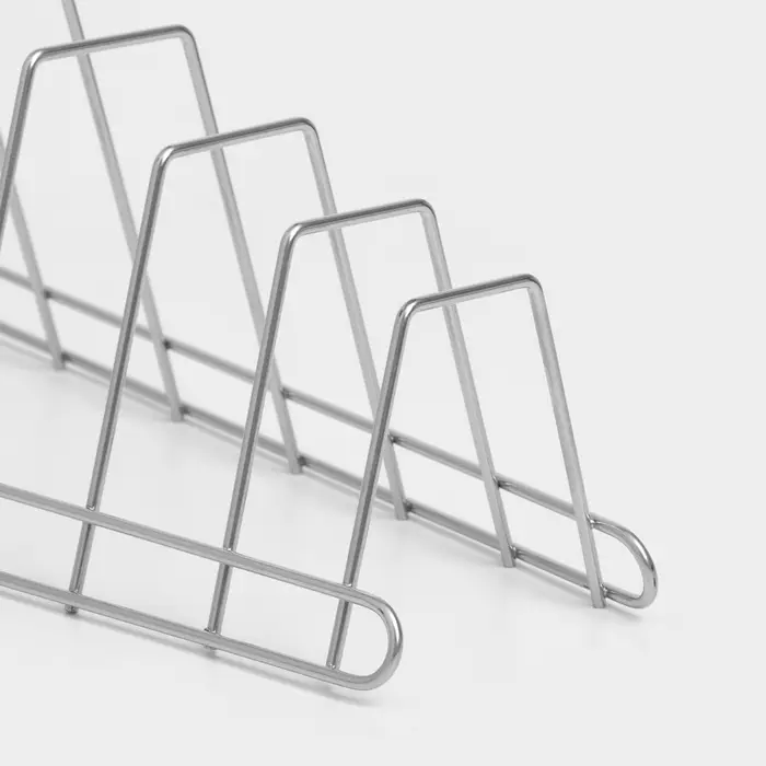 Подставка для крышек, 34&times;18&times;16 см, хром