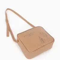 Сумка женская кросс-боди TEXTURA на молнии, 22&times;8&times;17 см, с принтом, бежевая