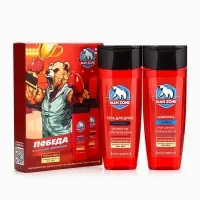 Подарочный набор мужской MAN ZONE ACTIVE FRESH: гель для душа 250 мл + шампунь 250 мл