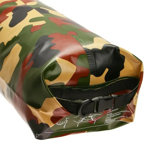 Гермомешок YUGANA, ПВХ, водонепроницаемый 20 л, один ремень, хаки