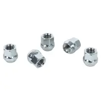 Гайка колесная M12x1,25x21, конус, ключ 17, открытая, хром для а/м Daewoo/Chevrolet