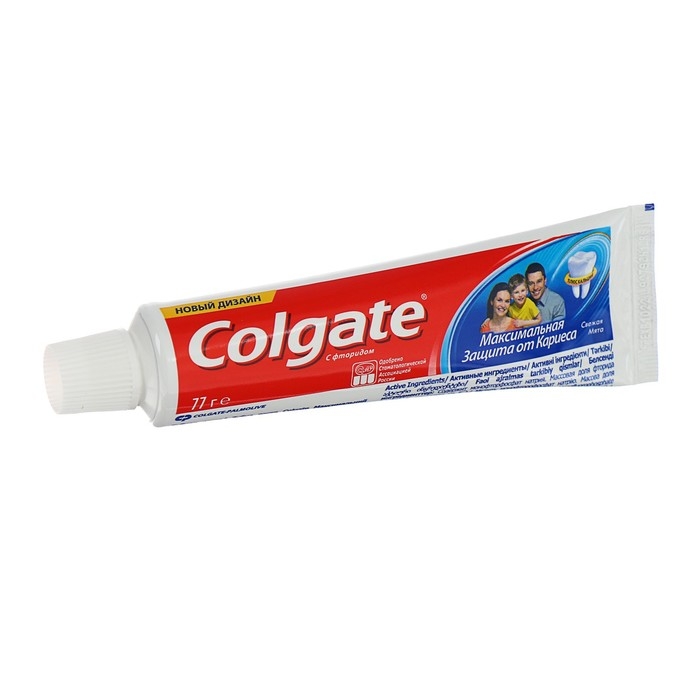 Зубная паста Colgate «Максимальная защита от кариеса», свежая мята, 50 мл Зубная паста Colgate «Максимальная защита от кариеса», свежая мята, 50 мл