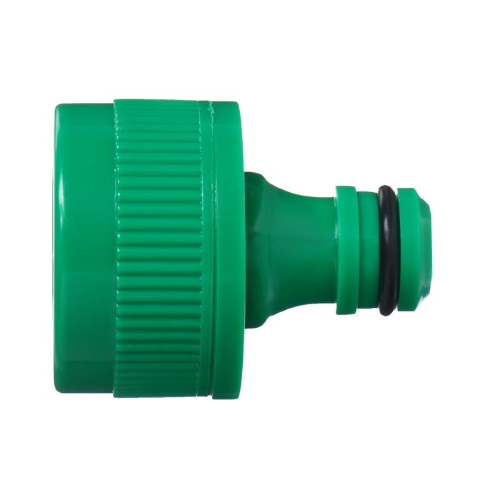 Штуцер, безрезьбовое крепление 1/2 Штуцер, безрезьбовое крепление 1/2" (12 мм) – 3/4" (19 мм), быстросъёмное соединение, рр-пластик, Greengo