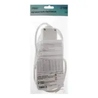 Удлинитель Luazon Lighting, 3 розетки, 1.8 м, 10 А, 2200 Вт, 3&times;0.75 мм2, с заземлением, с выключателем, белый