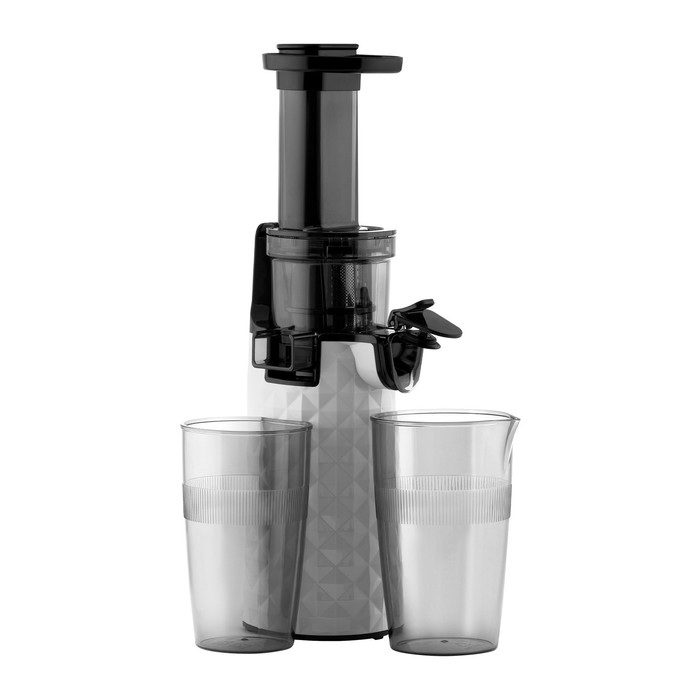 Соковыжималка Galaxy LINE GL 0807, шнековая, 200 Вт, 0.5/0.45 л, реверс, чёрно-белая