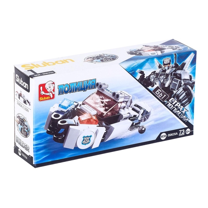 Конструктор Конструктор "Страж полиции", 73 детали