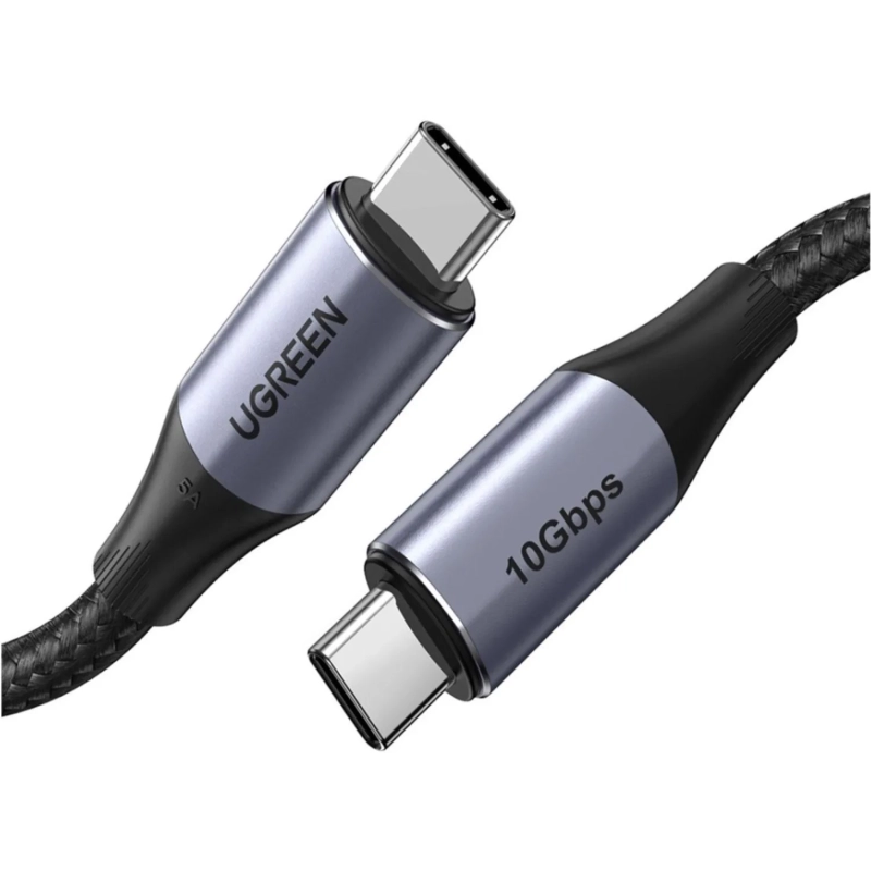 Кабель UGREEN для зарядки и передачи данных USB C 3.1 Gen 2 5A, 1 м (80150)