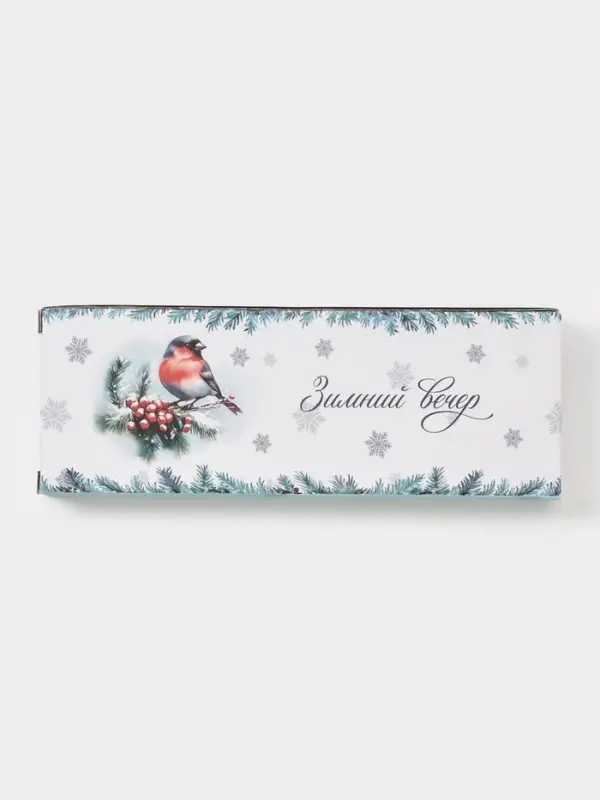 Подставка под ложку новогодняя Доляна «Зимний вечер», 22.3×7.1×2.7 см, доломит, белая Подставка под ложку новогодняя Доляна «Зимний вечер», 22.3×7.1×2.7 см, доломит, белая