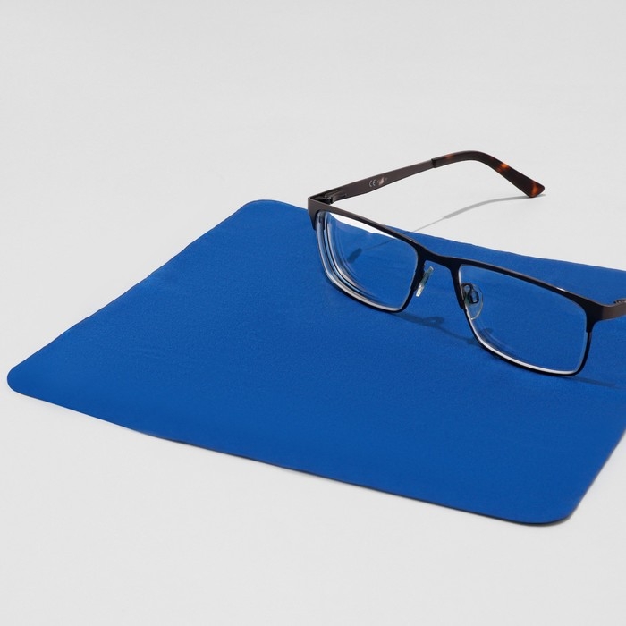 Салфетки для очков TAO №01 в индивидуальной упаковке, цвет синий Салфетки для очков TAO №01 в индивидуальной упаковке, цвет синий