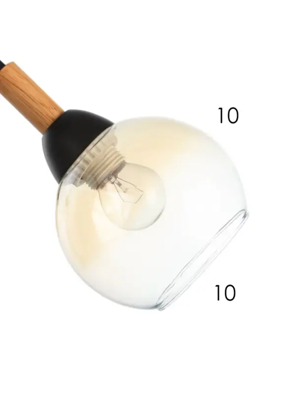 Люстра BayerLux &laquo;Гундер&raquo;, 5хЕ27, 40 Вт, чёрная, 57&times;57&times;25 см