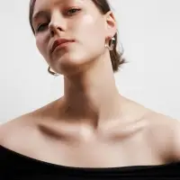 Серьги &laquo;Льдинки&raquo; квадрат, белые в серебре