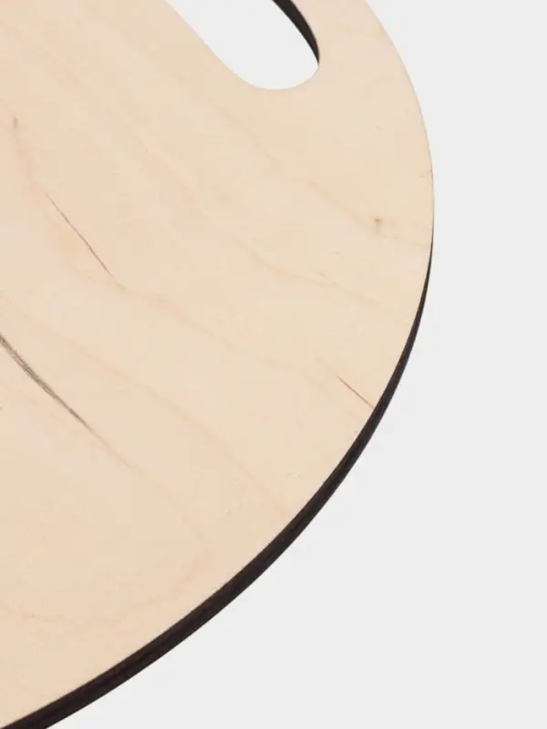 Доска разделочная сувенирная Дарим Красиво «Символ года. Богатства», d=25.5 см, дерево, разноцветная