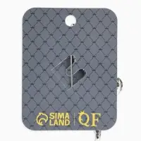 Брошь "Императрица" букет, цвет светло-зелёный в серебре