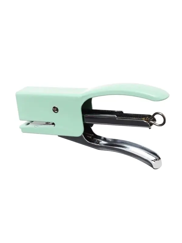 Степлер плаер №24/6 до 20 листов, скобы 24/6, для сшивания на весу, стальной, МИКС