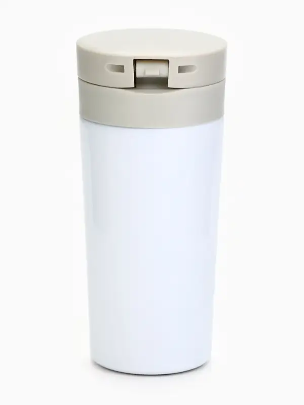 Термокружка новогодняя с кнопкой &laquo;Верь в мечту&raquo;, 350 мл, белый