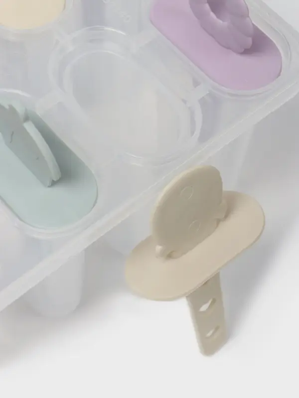 Форма для мороженого Доляна &laquo;Леденец&raquo;, 15&times;12&times;12 см, 8 ячеек, пластик, прозрачная