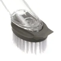 Щетка для посуды с дозатором тм Vetta, 23,5х7х4,5 см, полипропилен, серая