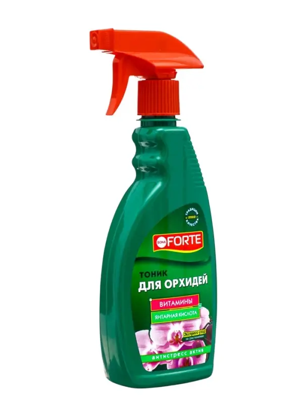 Тоник для листьев орхидей, 500 мл, спрей, Bona Forte