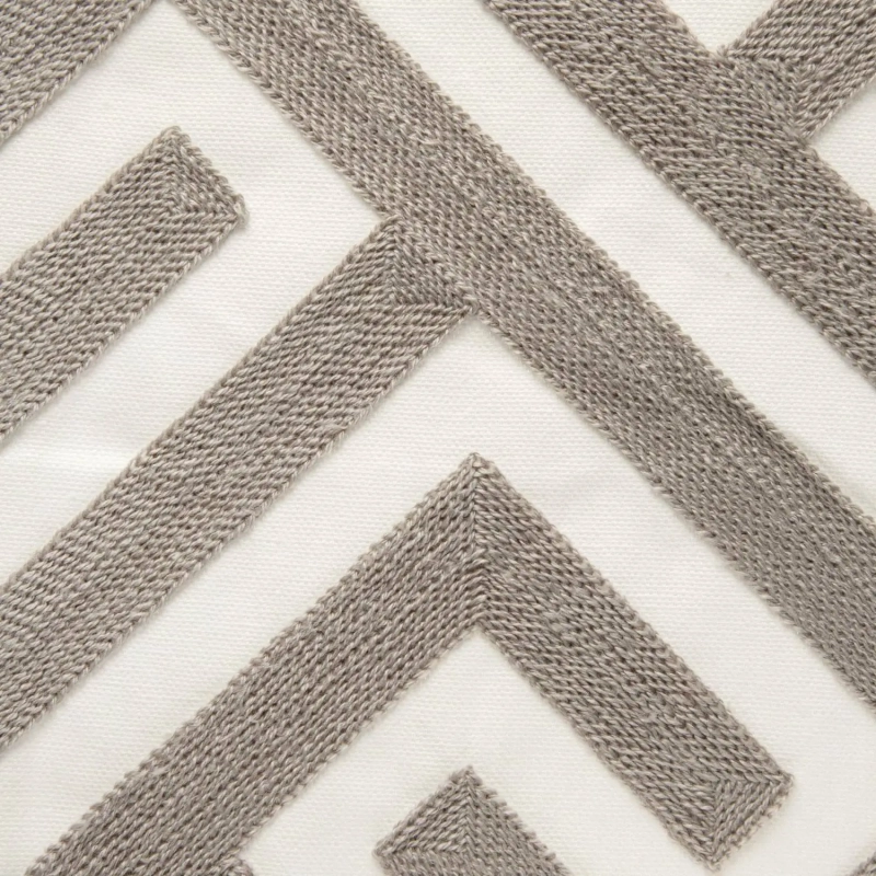 Наволочка декор. Luscan 45х45, 2шт/уп, геометрия серый