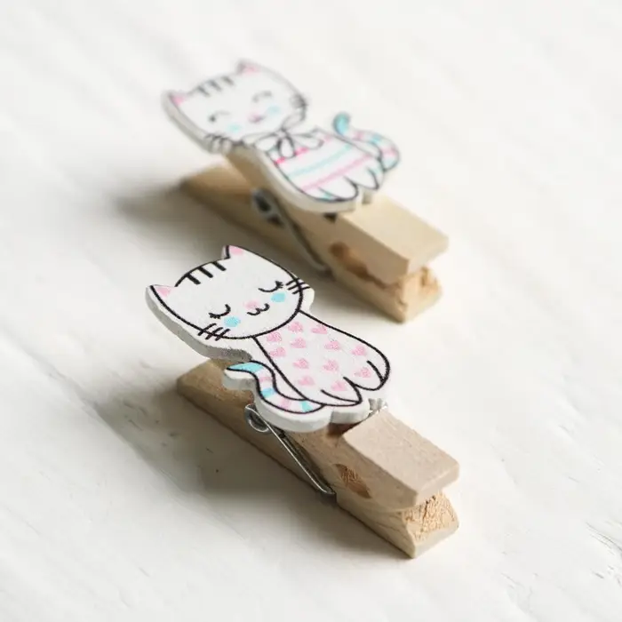 Прищепки декоративные &laquo;Котики&raquo; 10 шт., 3.5 см