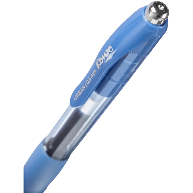 Ручка гелевая автомат. Комус Urban, синий ст., автом., с манжеткой