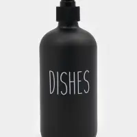 Набор дозаторов для мыла и моющего средства, 500 мл, стекло, чёрный, белый