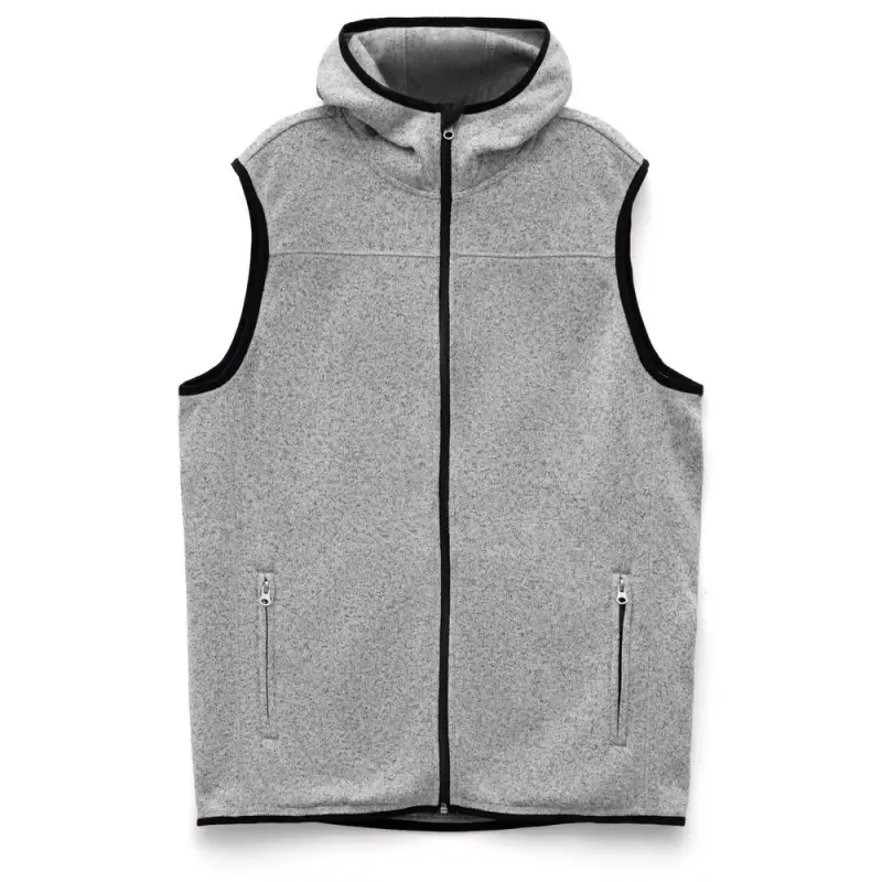 Жилет с капюшоном унисекс Gotland, серый, размер S Жилет с капюшоном унисекс Gotland, серый, размер S