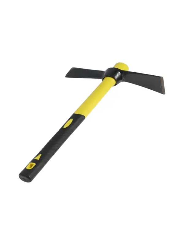 Кирка ТУНДРА, кованая, фиберглассовая рукоятка 380 мм, двухплоскостная, 500 г