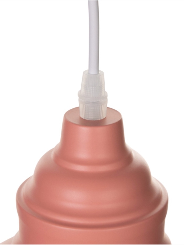 Светильник Paul 1х40Вт Е27 пр-1м светло-розовый20х20х17,5см Светильник Paul 1х40Вт Е27 пр-1м светло-розовый20х20х17,5см