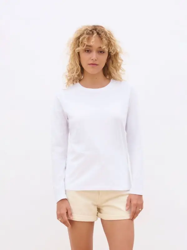 Футболка с длинным рукавом женская Monarch Women, белая, размер XS Футболка с длинным рукавом женская Monarch Women, белая, размер XS