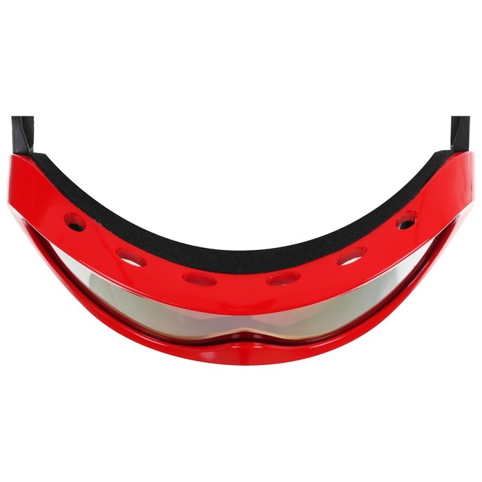 Маска горнолыжная ONLYTOP, цвет красный Маска горнолыжная ONLYTOP, цвет красный