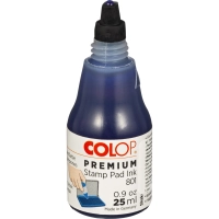 Краска штемпельная 801 Premium водно-глиц осн,син,25мл Colop пр-во Германия
