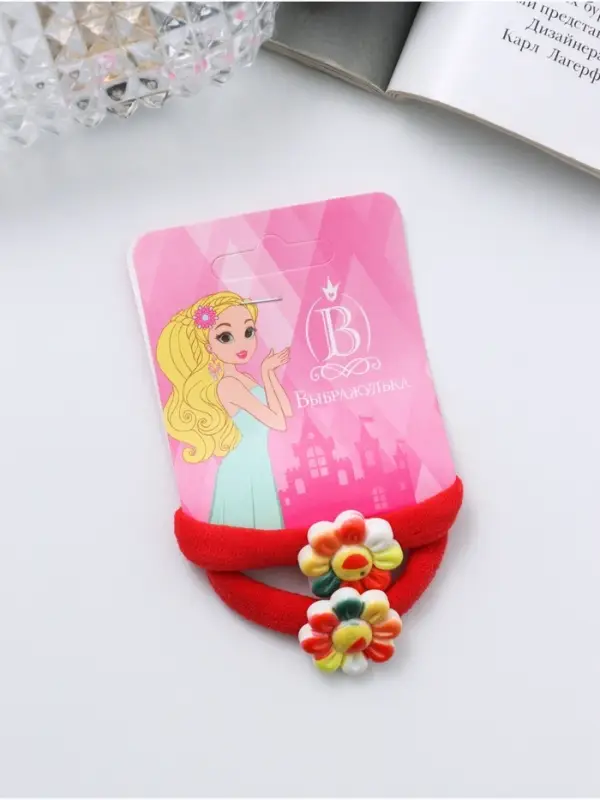 Резинки для волос «Солнышко», набор 2 шт., МИКС