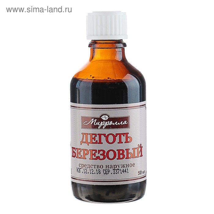 Дёготь Mirrolla берёзовый, 50 мл Дёготь Mirrolla берёзовый, 50 мл