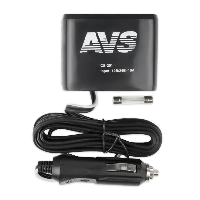 Разветвитель прикуривателя AVS 12/24 (на 2 выхода) CS201
