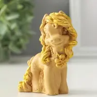 Фигура "Лошадь стоящая" 10х8х4 см, бежевый Фигура "Лошадь стоящая" 10х8х4 см, бежевый