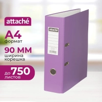 Папка-регистратор с арочн.мехAttacheSelection Экономи 90мм,сире,ПБП1,карм.к