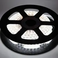 Лента светодиодная 4,8Вт/м 220В 6500К IP67 60LED/м LS2835-4,8-60-220-6500К-IP67-20m