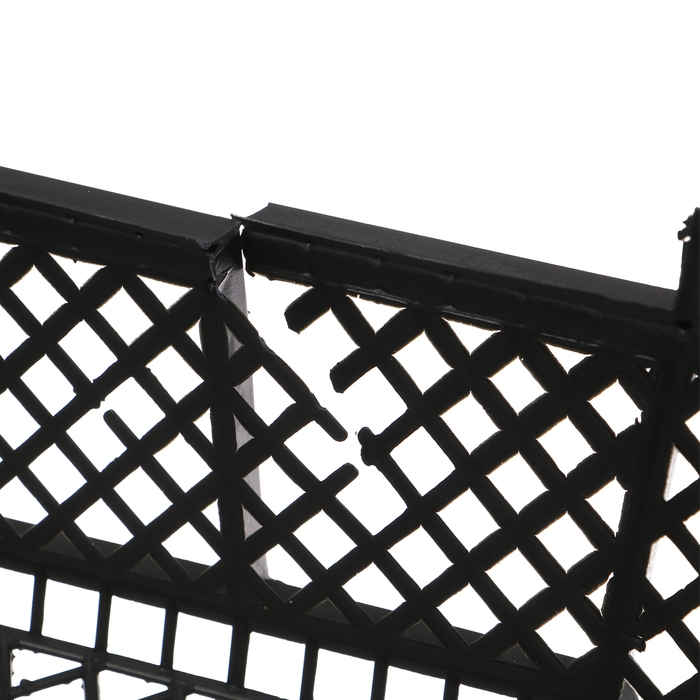 Ящик универсальный, пластиковый, 40×30×13 см, чёрный, УЦЕНКА