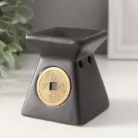 Аромалампа для эфирных масел &laquo;Монета&raquo;, керамика, 8&times;7.5&times;7.5 см, МИКС