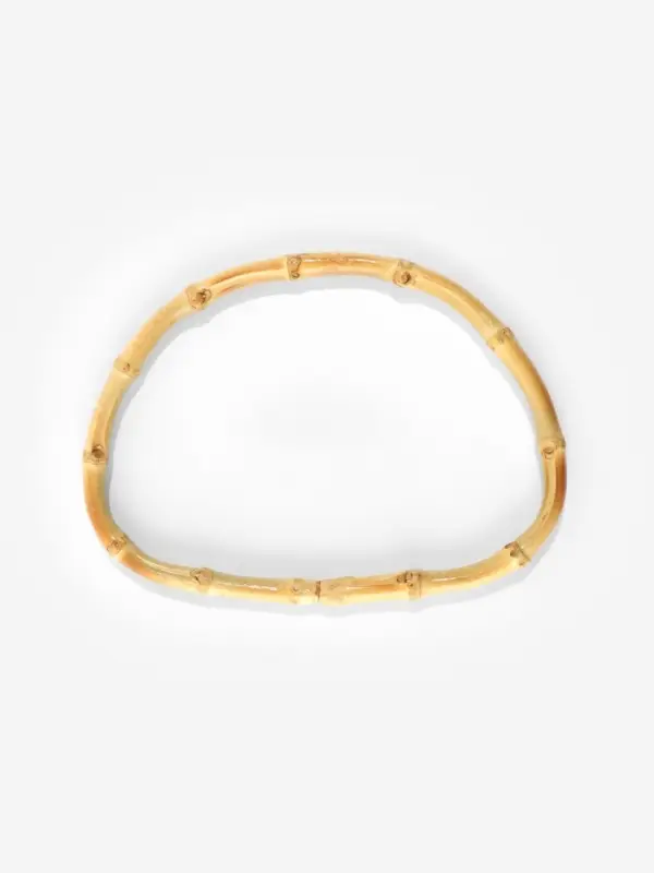 Ручки для сумки, 2 шт., бамбук, 17&times;12 см, толщина 0.8 см