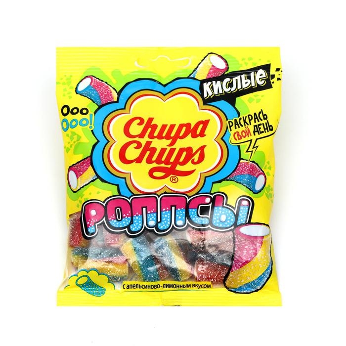 Мармелад Chupa-Chups Мармелад Chupa-Chups "РОЛЛСЫ" мини, кислые, 70 г