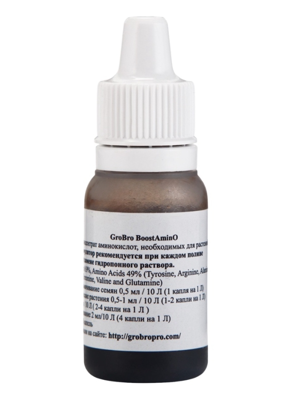 Удобрение для гидропоники  Удобрение для гидропоники "GroBro" BoostAminO, 10мл