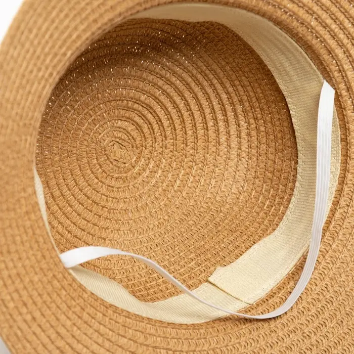 Шляпа для девочки MINAKU «Зайка», коричневая, размер 52