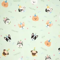 Бумага упаковочная глянцевая &laquo;С Днём рождения&raquo;, 70 &times; 100 см