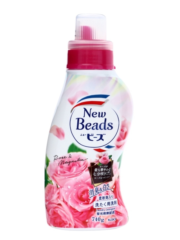 Концентрированный гель для стирки Attack New Beads с кондиционером, с ароматом розы, 740 гр Концентрированный гель для стирки Attack New Beads с кондиционером, с ароматом розы, 740 гр