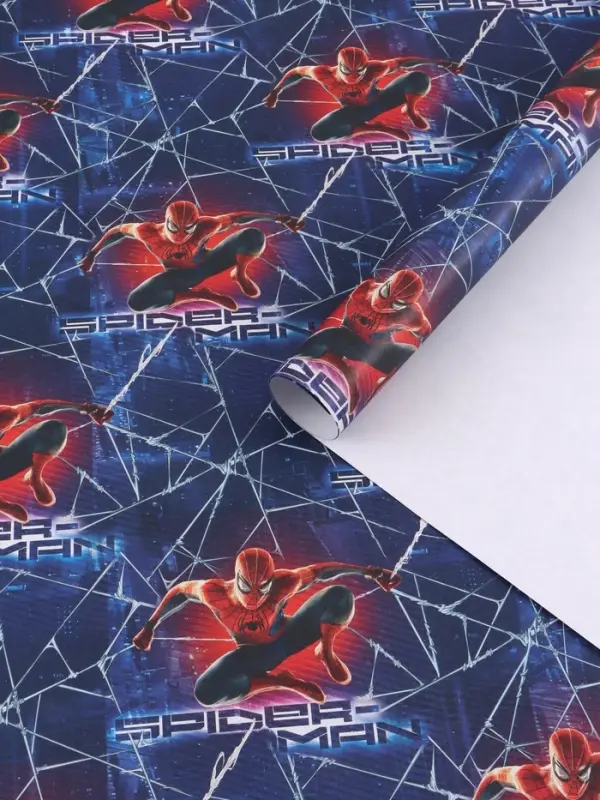 Бумага упаковочная крафтовая &laquo;Супергерой&raquo;, 70&times;100 см
