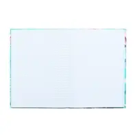 Колледж-тетрадь Calligrata TOP &laquo;Цветы на мятном фоне&raquo; А4, 160 листов, в клетку, в твёрдой обложке 7БЦ, матовая ламинация, выборочный лак