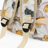 Рюкзак школьный CATS, с пеналом, 29&times;12&times;41 см, бежевый