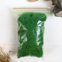 Мох декоративный стабилизированный &laquo;Зелёный&raquo; 45 г (&plusmn;5 г).